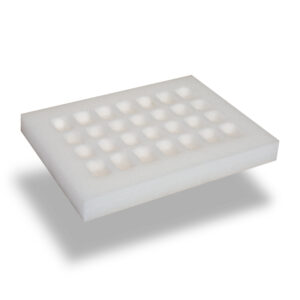 Qube 7-Day, 4-Pass (4-doses per Day) Multi-Med Disposable Mini 8" Blister Card Sealing Template